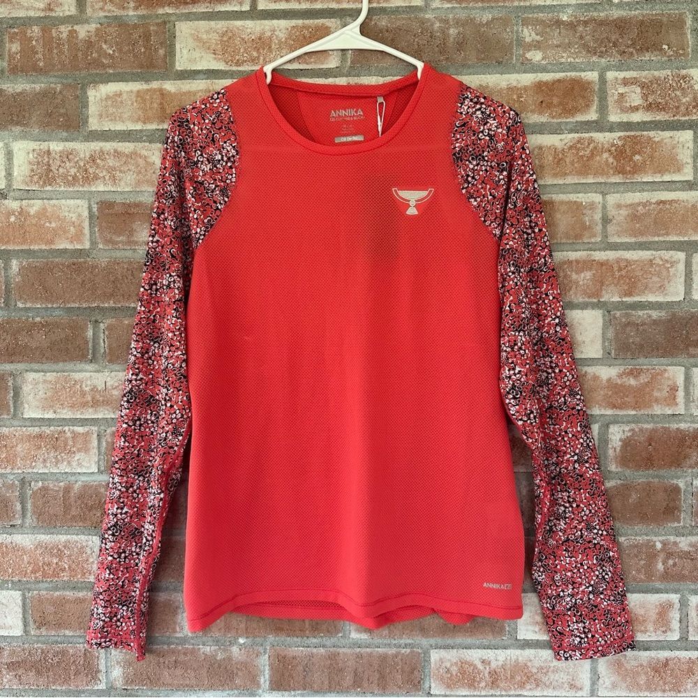 Annika Cutter Buck Solar Guard Performance Long Sleeve Shirt Women’s Medium NEW